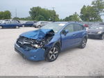 2014 Subaru Xv Crosstrek Hybrid Touring Blue vin: JF2GPBKC9EH274594