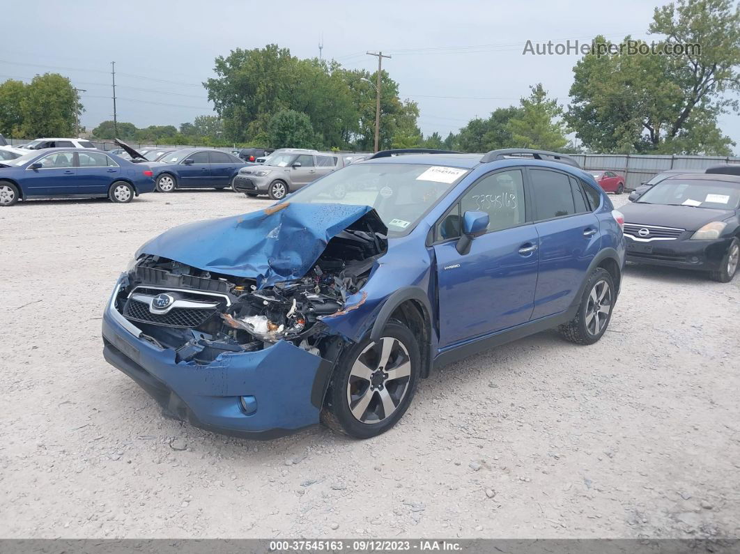 2014 Subaru Xv Crosstrek Hybrid Touring Синий vin: JF2GPBKC9EH274594