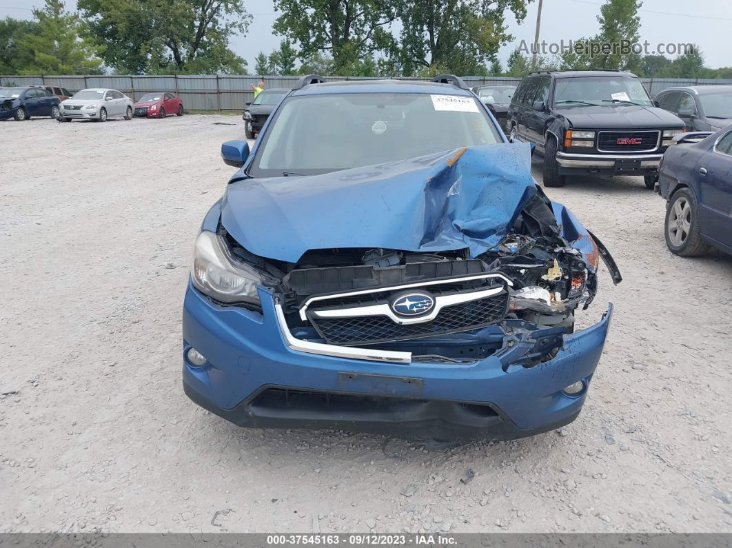 2014 Subaru Xv Crosstrek Hybrid Touring Blue vin: JF2GPBKC9EH274594