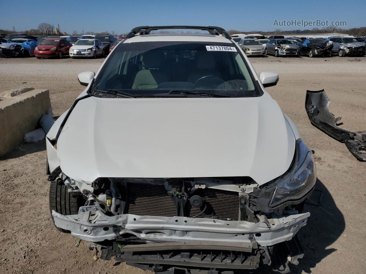 2016 Subaru Crosstrek 2.0i Hybrid Touring White vin: JF2GPBLC0GH213880