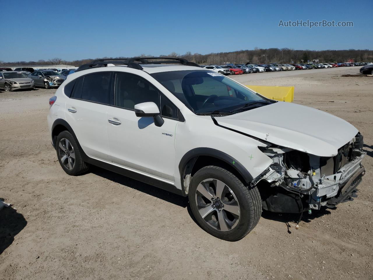 2016 Subaru Crosstrek 2.0i Hybrid Touring White vin: JF2GPBLC0GH213880