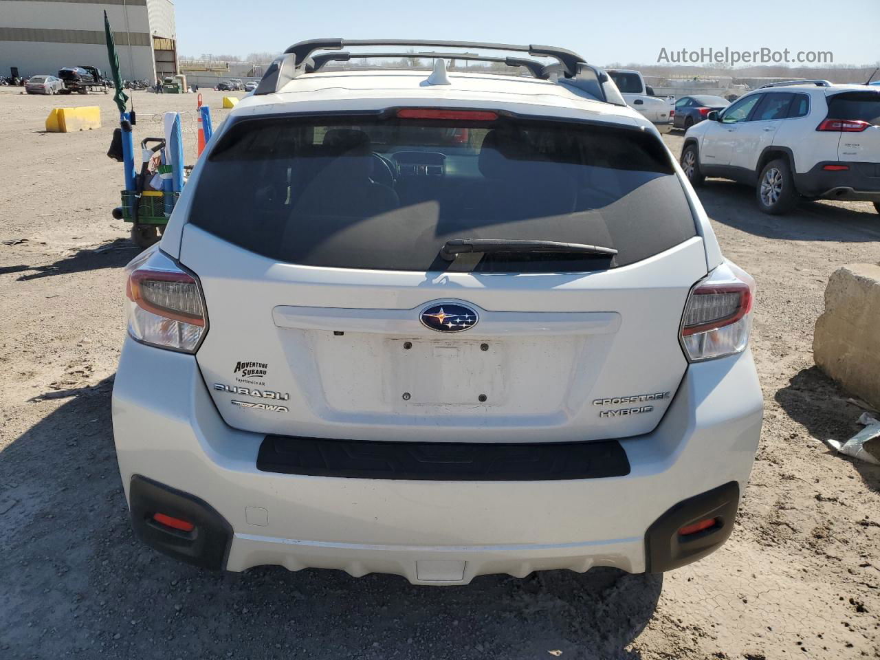 2016 Subaru Crosstrek 2.0i Hybrid Touring White vin: JF2GPBLC0GH213880