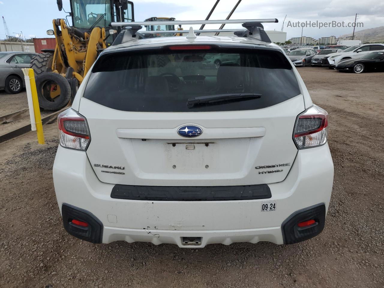 2016 Subaru Crosstrek 2.0i Hybrid Touring White vin: JF2GPBLC0GH273139