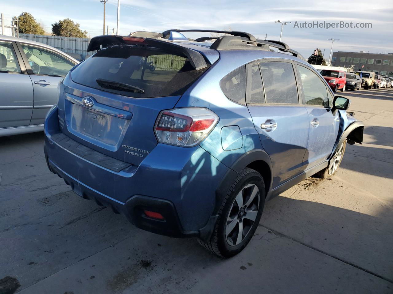 2016 Subaru Crosstrek 2.0i Hybrid Touring Blue vin: JF2GPBLC6GH217786