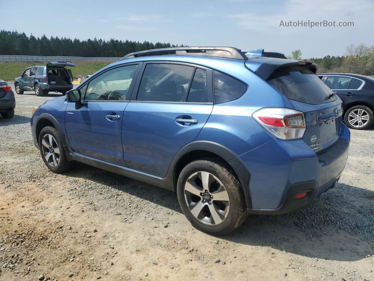 2016 Subaru Crosstrek 2.0i Hybrid Touring Blue vin: JF2GPBLC7GH236993