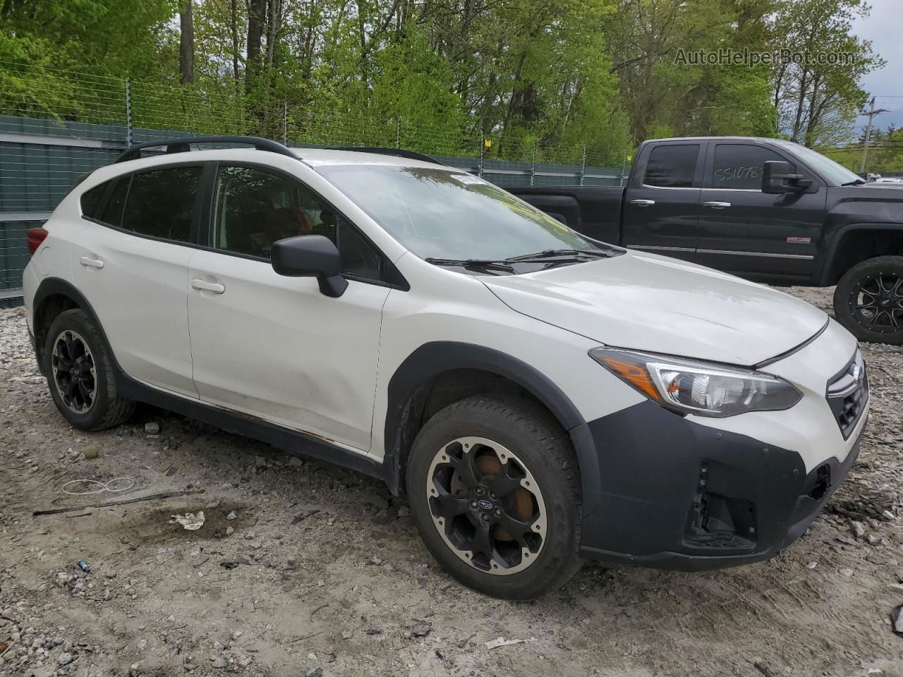 2021 Subaru Crosstrek  White vin: JF2GTAAC1M9244554