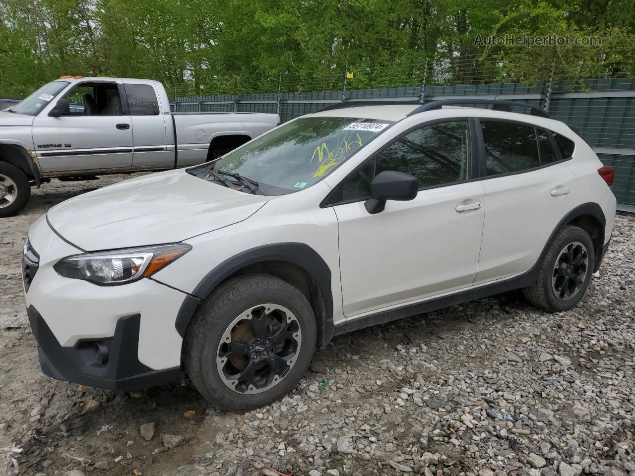 2021 Subaru Crosstrek  White vin: JF2GTAAC1M9244554