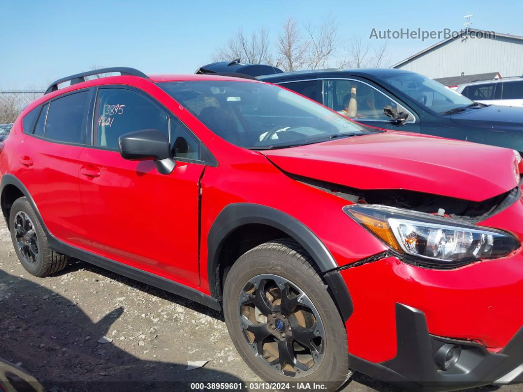 2021 Subaru Crosstrek   Red vin: JF2GTABC8M8297529