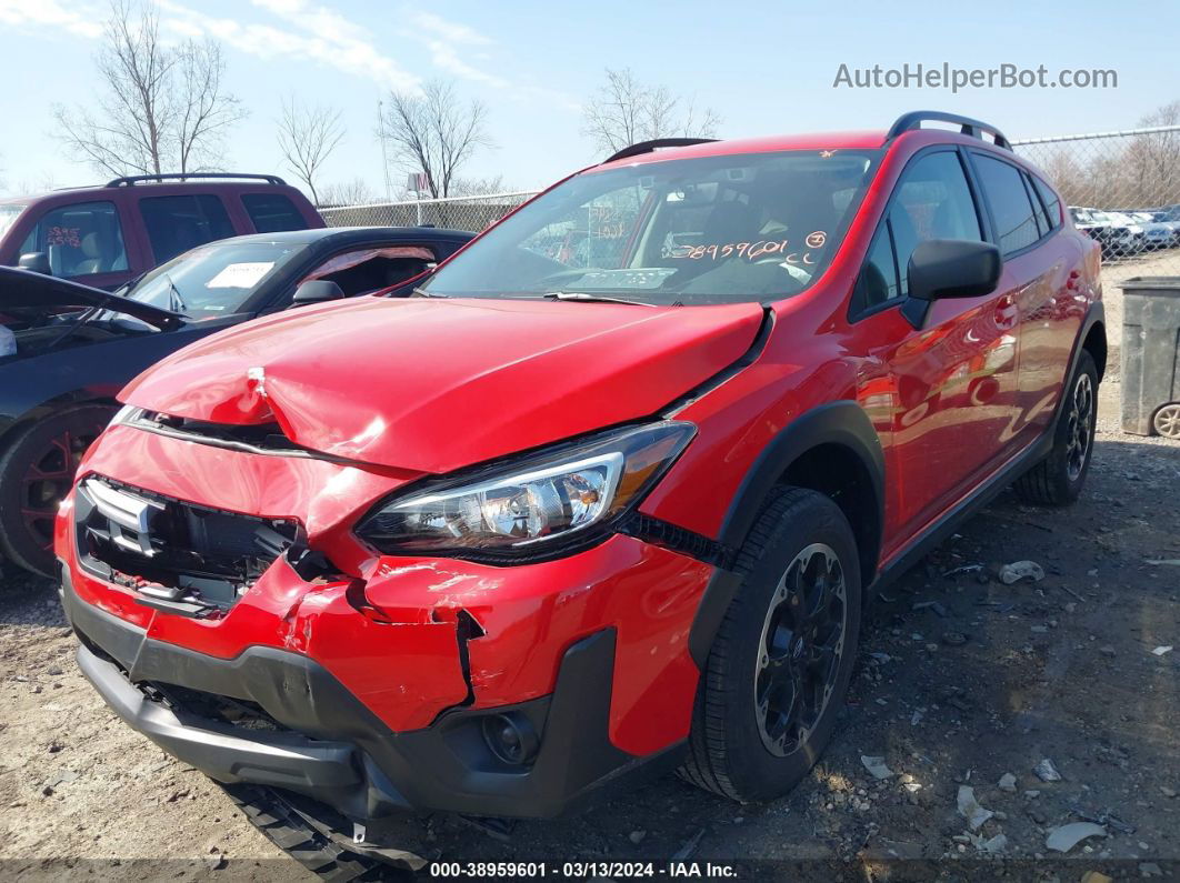 2021 Subaru Crosstrek   Red vin: JF2GTABC8M8297529