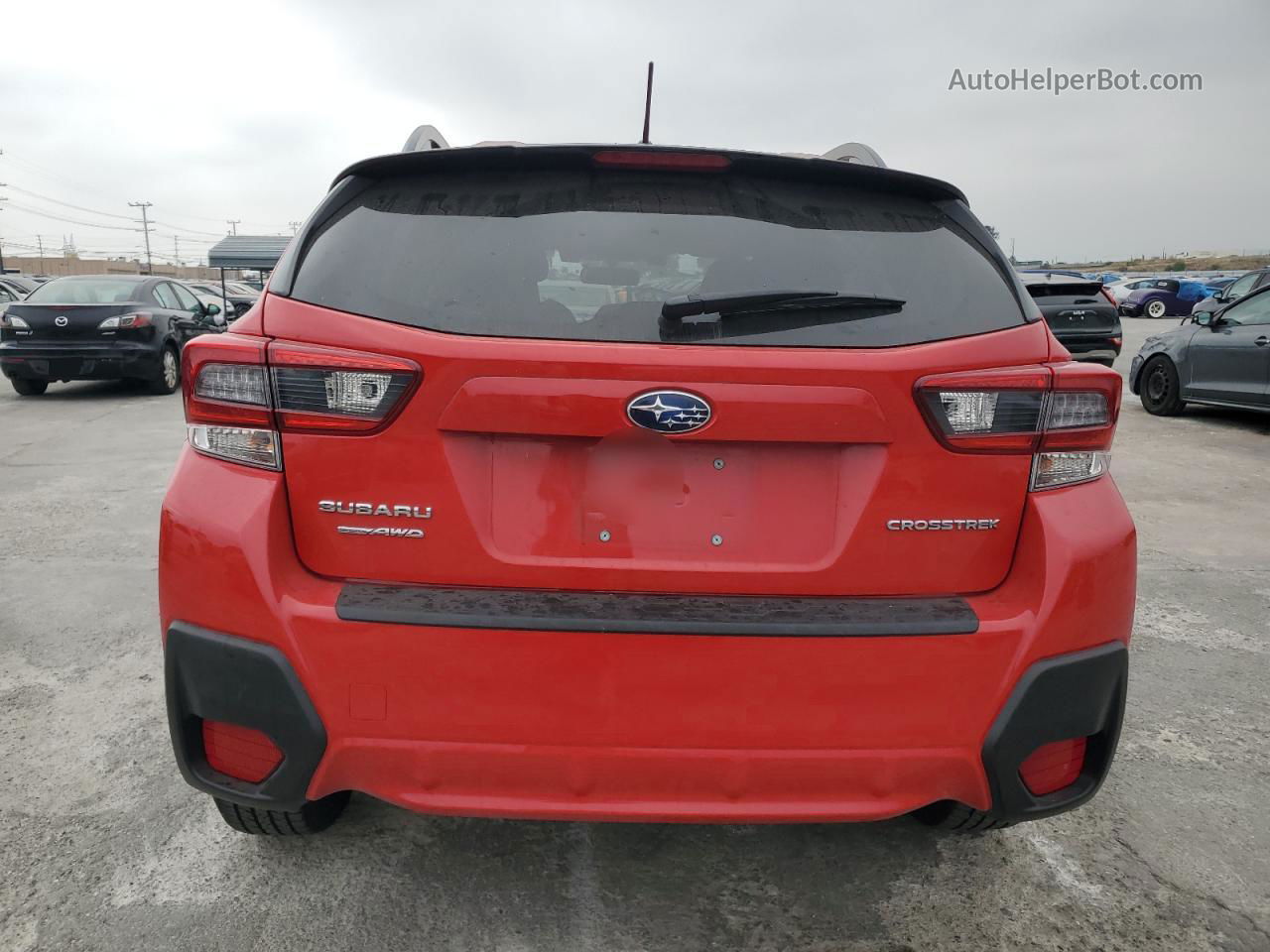 2021 Subaru Crosstrek  Red vin: JF2GTABC8MH368177