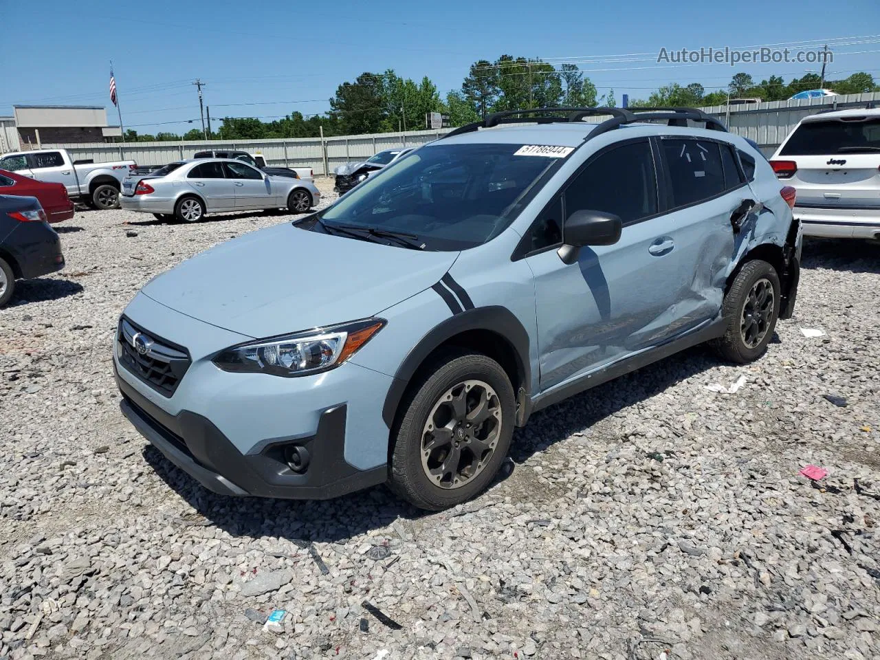 2021 Subaru Crosstrek  Blue vin: JF2GTABC9M8288841