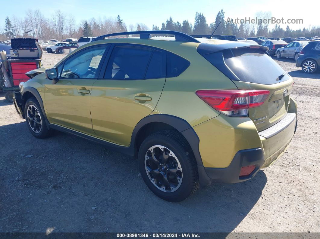 2021 Subaru Crosstrek Green vin: JF2GTABC9MH311180