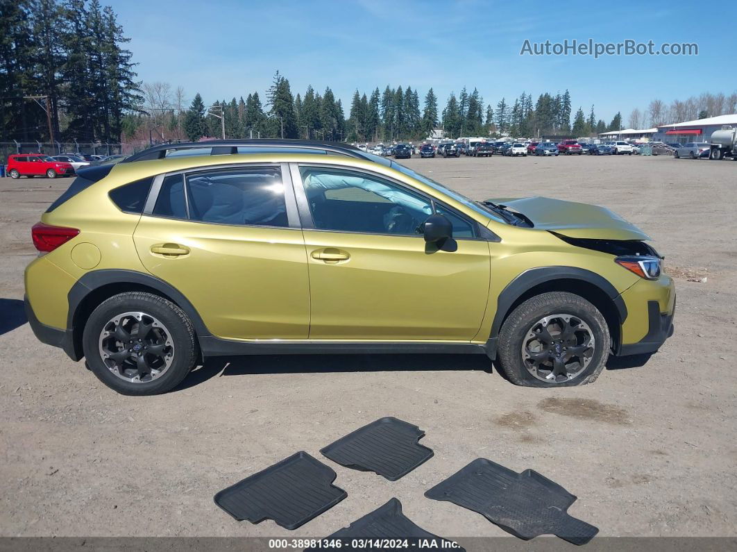 2021 Subaru Crosstrek Green vin: JF2GTABC9MH311180