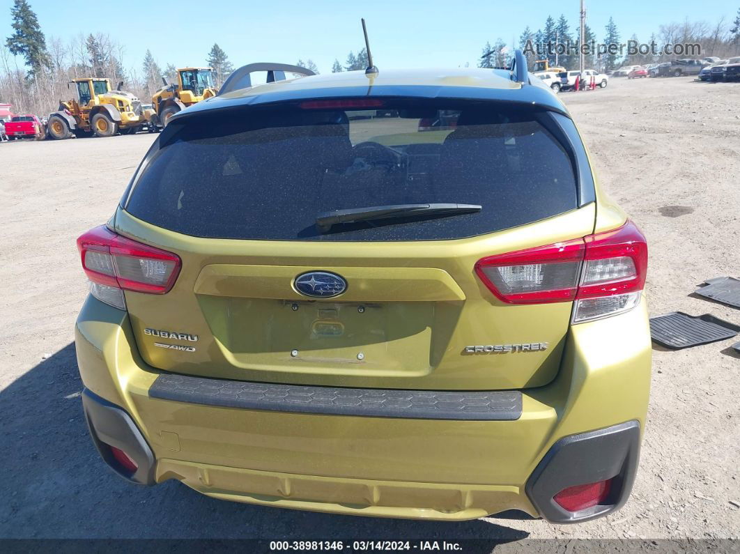 2021 Subaru Crosstrek Green vin: JF2GTABC9MH311180