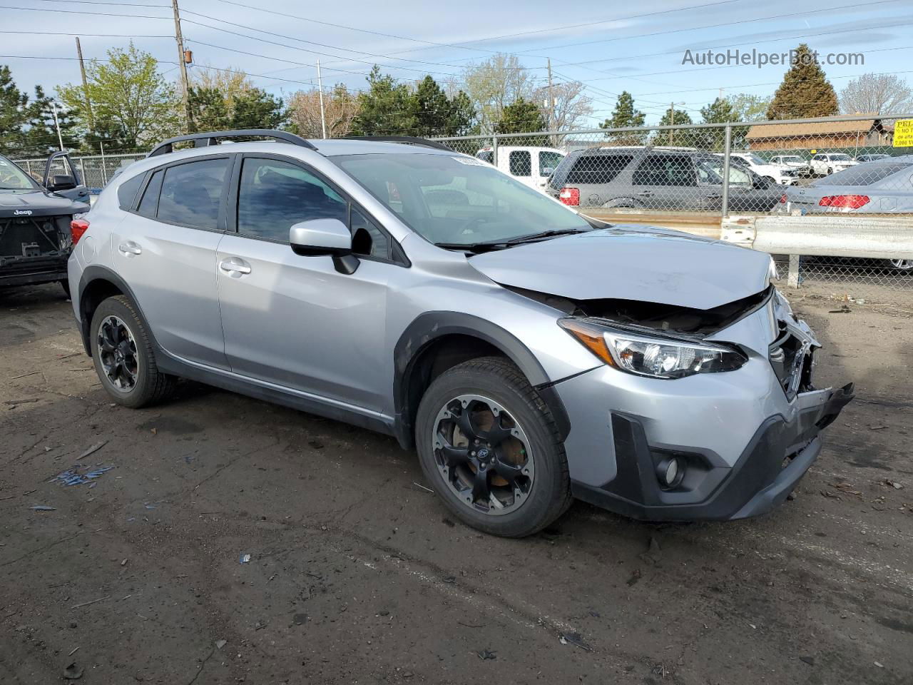 2021 Subaru Crosstrek Premium Серебряный vin: JF2GTACC3M9239840