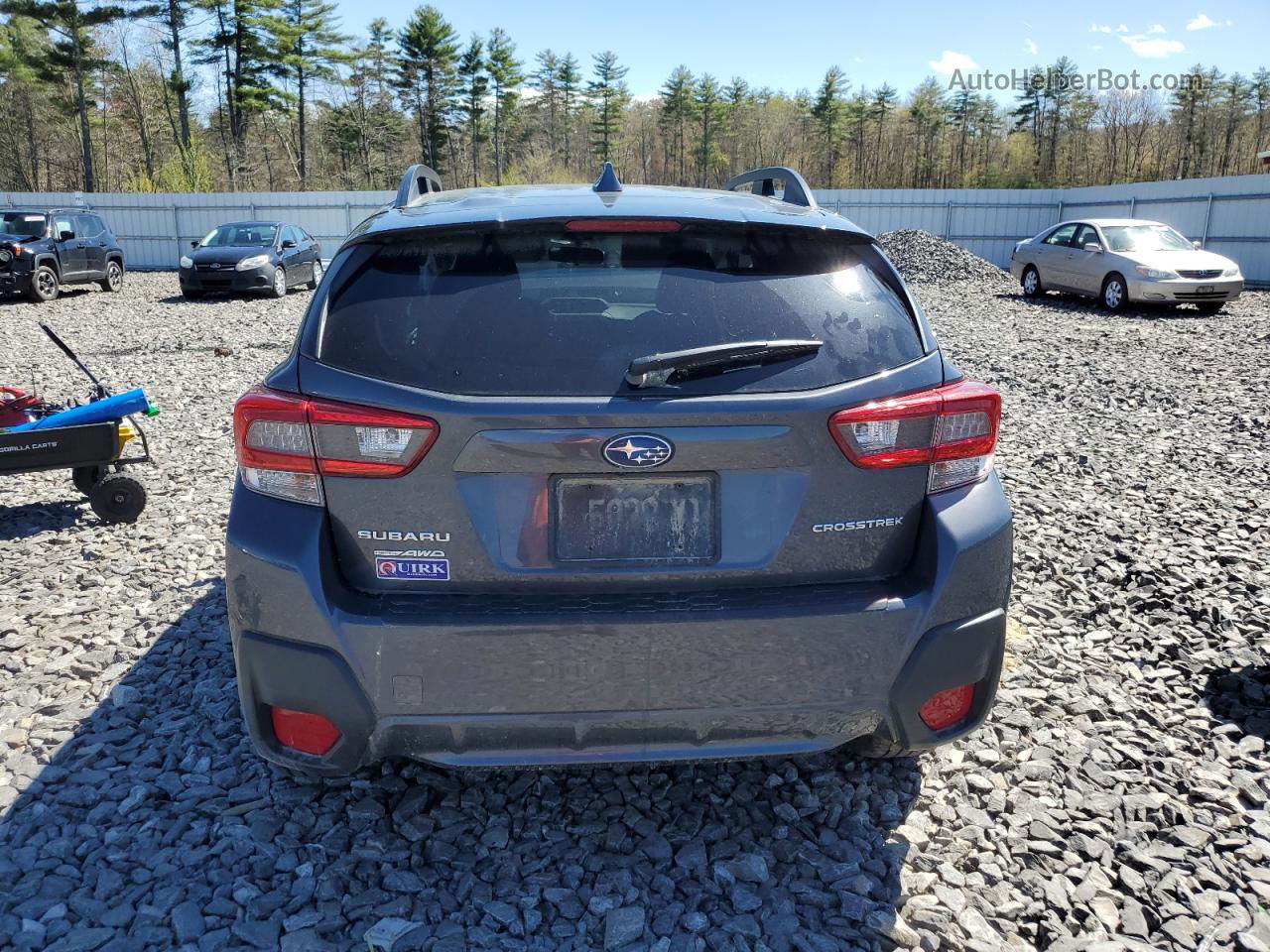 2021 Subaru Crosstrek Premium Gray vin: JF2GTACC9MG371108