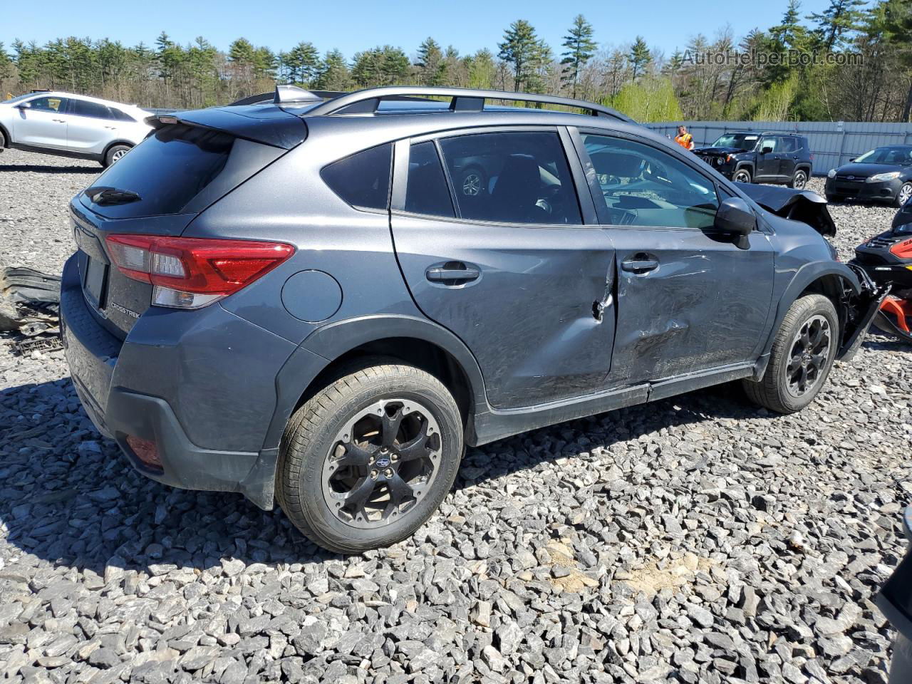 2021 Subaru Crosstrek Premium Серый vin: JF2GTACC9MG371108