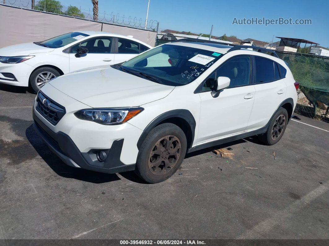 2021 Subaru Crosstrek Premium White vin: JF2GTAEC0M8295723