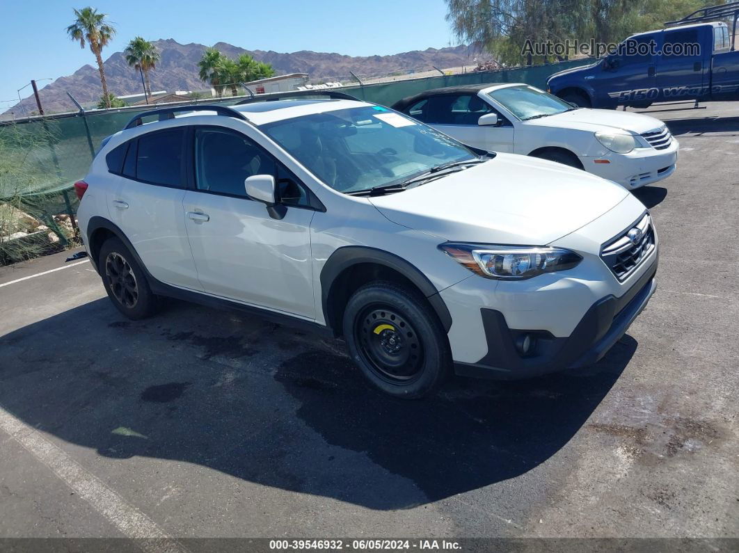 2021 Subaru Crosstrek Premium White vin: JF2GTAEC0M8295723