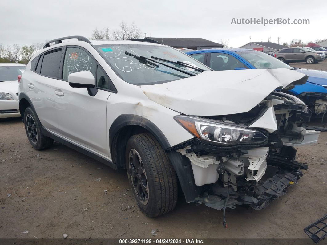 2021 Subaru Crosstrek Premium White vin: JF2GTAEC0M8306414