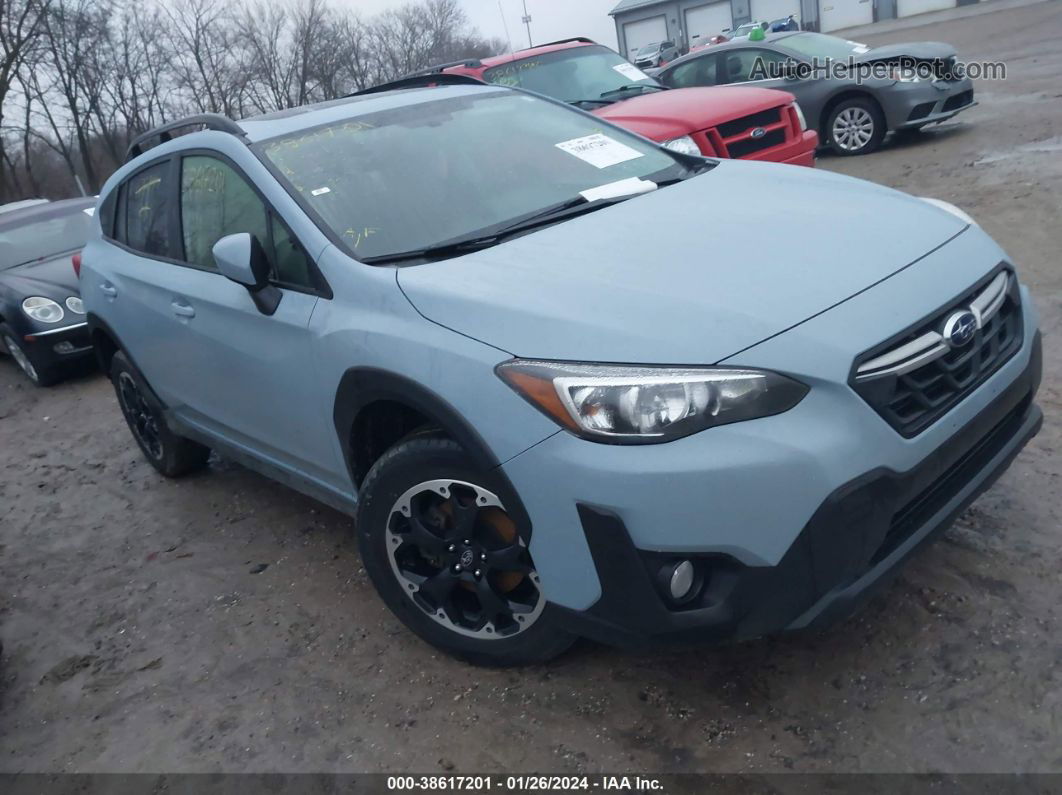 2021 Subaru Crosstrek Premium Light Blue vin: JF2GTAEC2MH675386