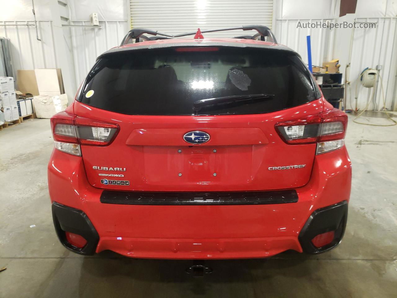 2021 Subaru Crosstrek Premium Red vin: JF2GTAEC3M8323725