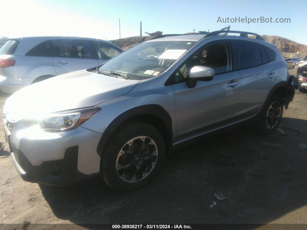 2021 Subaru Crosstrek Premium Silver vin: JF2GTAEC3MH351699