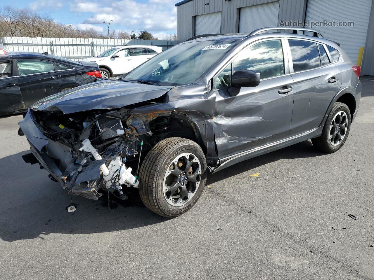 2021 Subaru Crosstrek Premium Gray vin: JF2GTAEC7MH390232