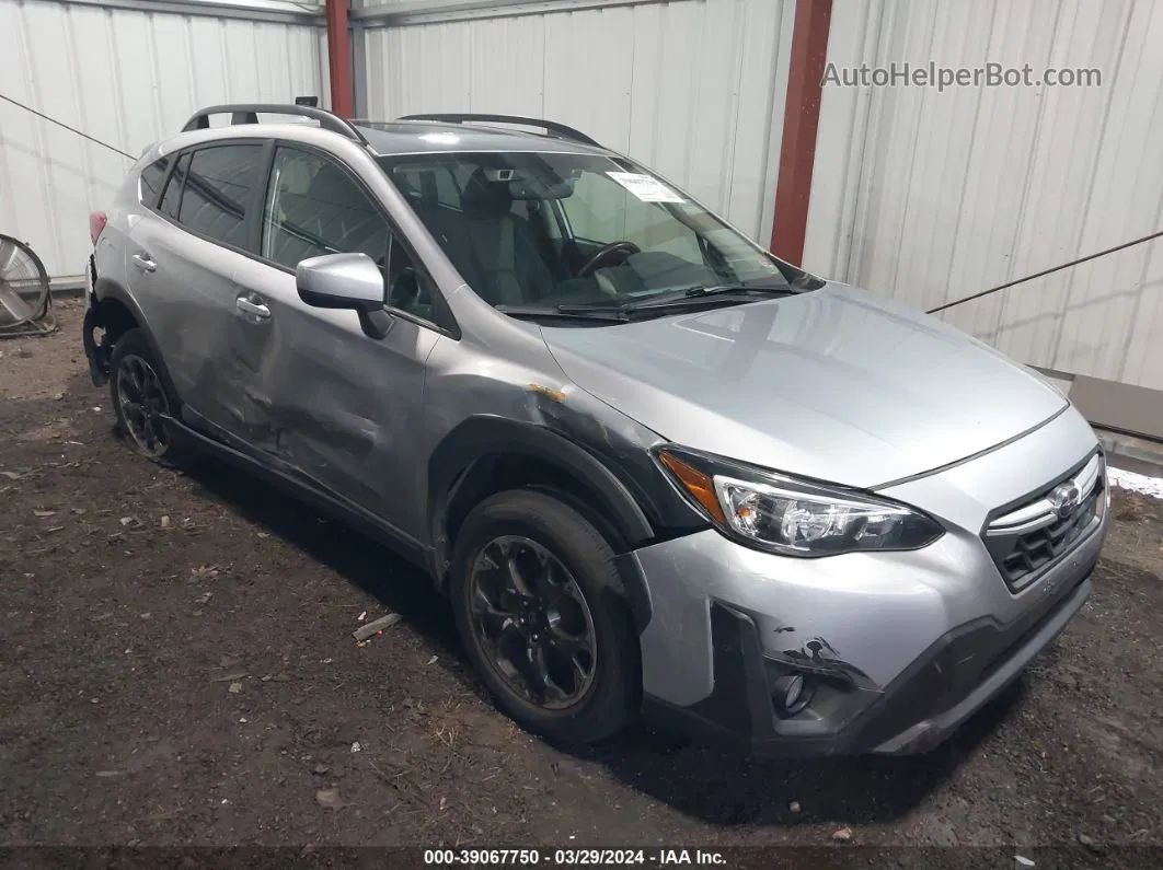 2021 Subaru Crosstrek Premium Gray vin: JF2GTAEC8M8371530