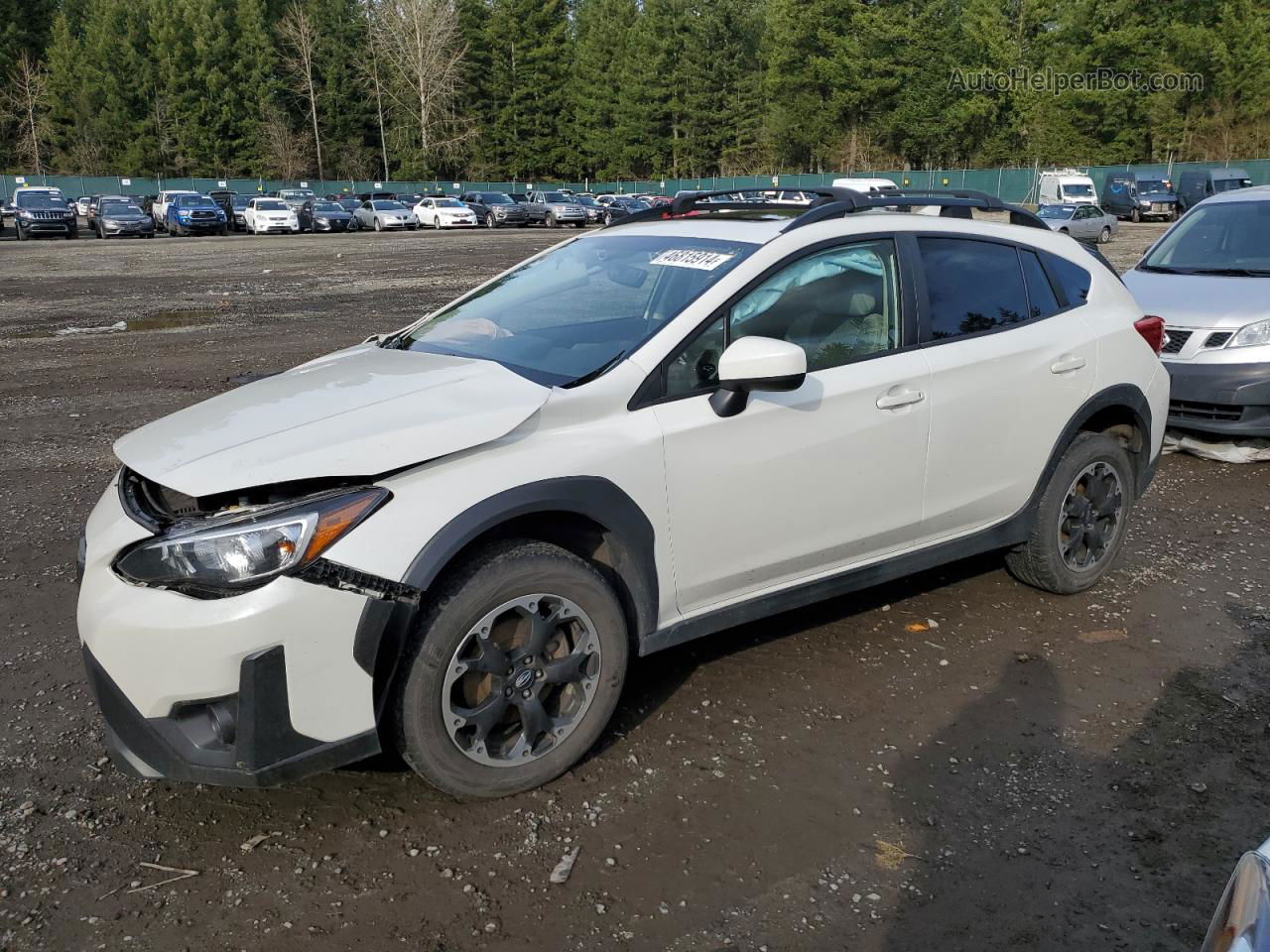 2021 Subaru Crosstrek Premium Белый vin: JF2GTAEC8MH222289