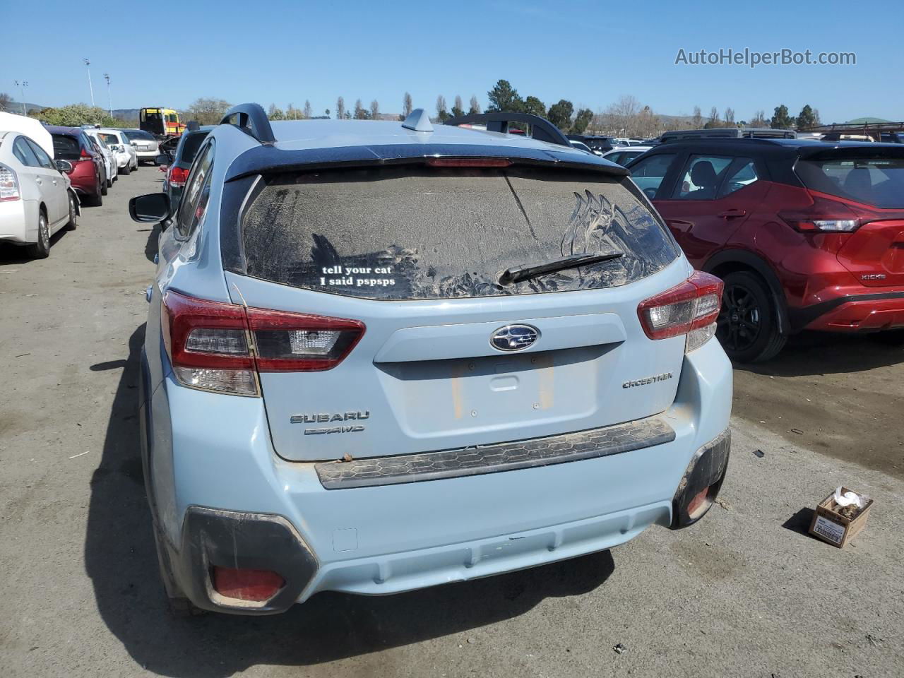 2021 Subaru Crosstrek Premium Синий vin: JF2GTAEC9M8329545