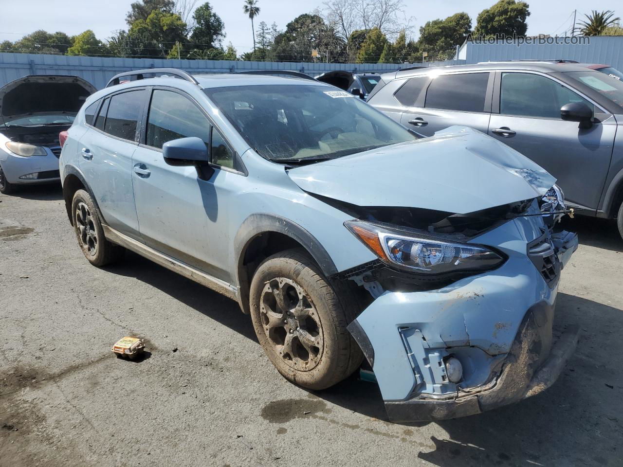 2021 Subaru Crosstrek Premium Синий vin: JF2GTAEC9M8329545