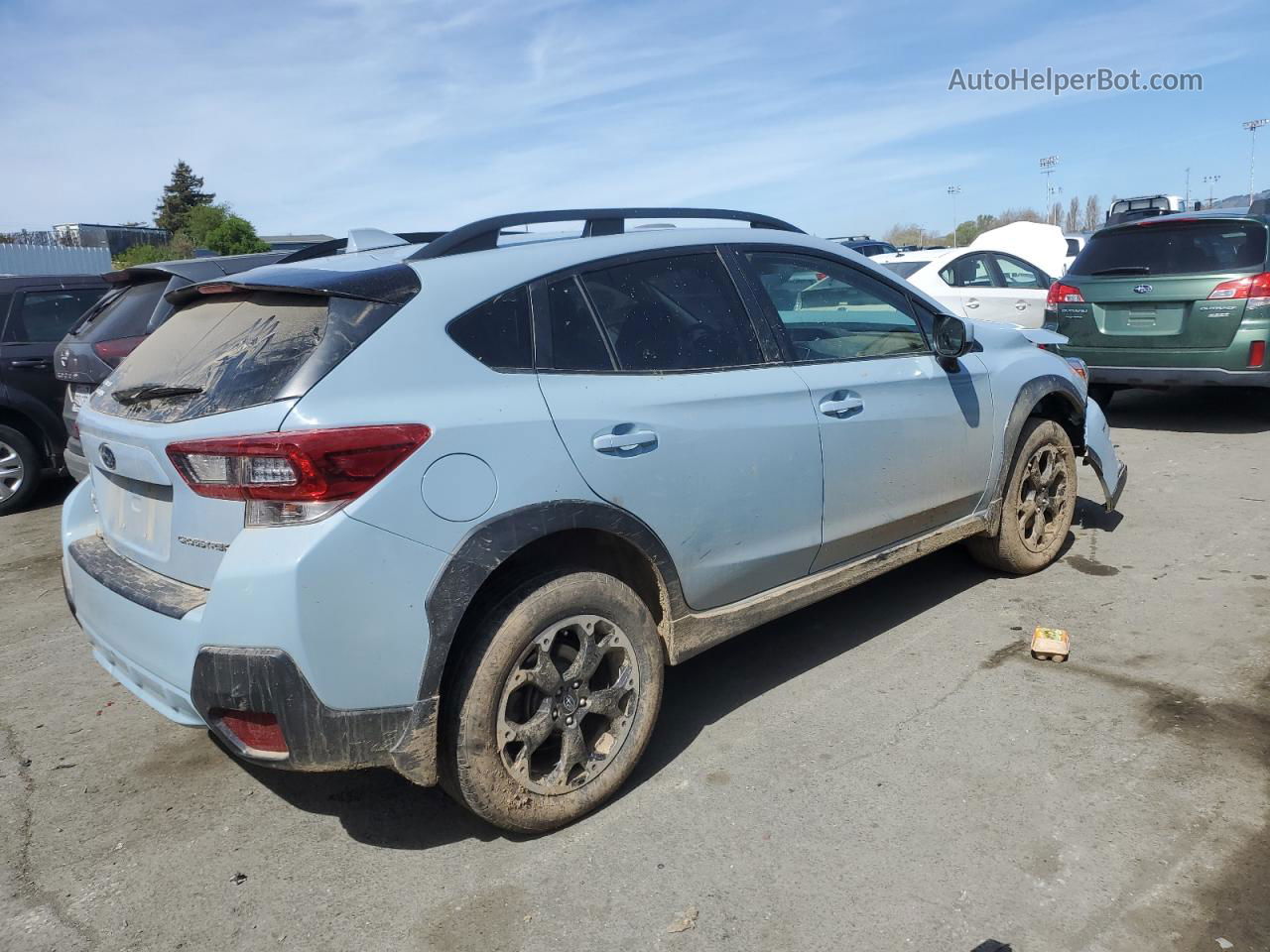 2021 Subaru Crosstrek Premium Синий vin: JF2GTAEC9M8329545