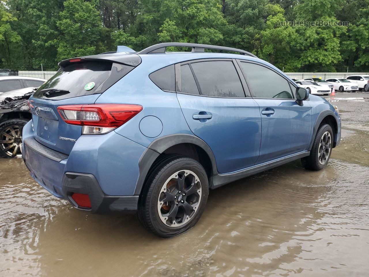 2021 Subaru Crosstrek Premium Blue vin: JF2GTAEC9MH223130