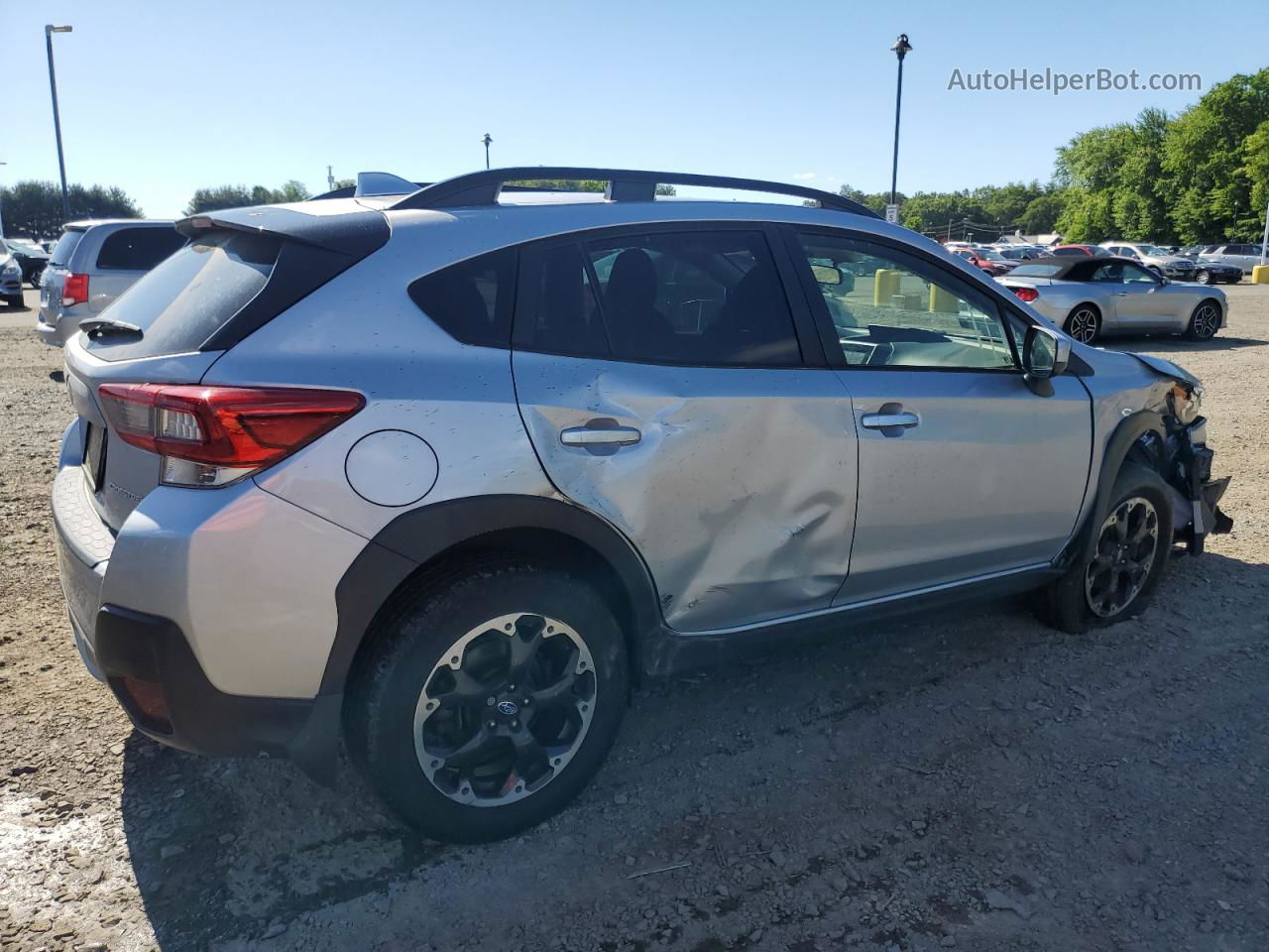 2021 Subaru Crosstrek Premium Серебряный vin: JF2GTAECXM8271882