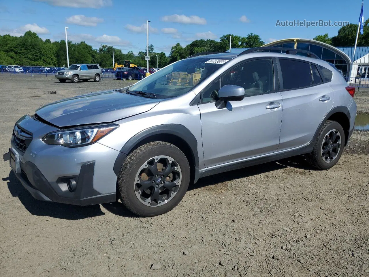 2021 Subaru Crosstrek Premium Серебряный vin: JF2GTAECXM8271882