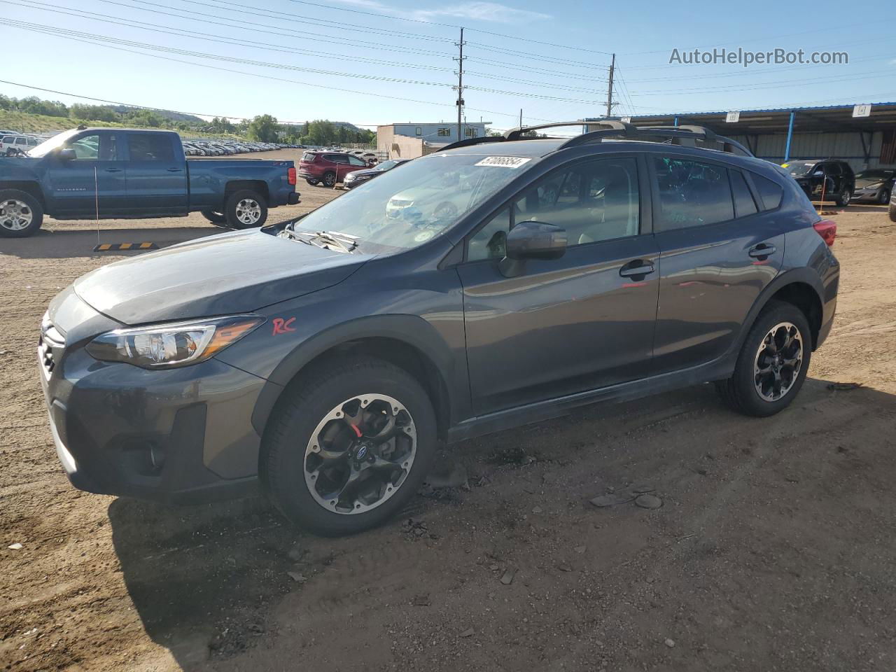 2021 Subaru Crosstrek Premium Gray vin: JF2GTAPC0M8309990