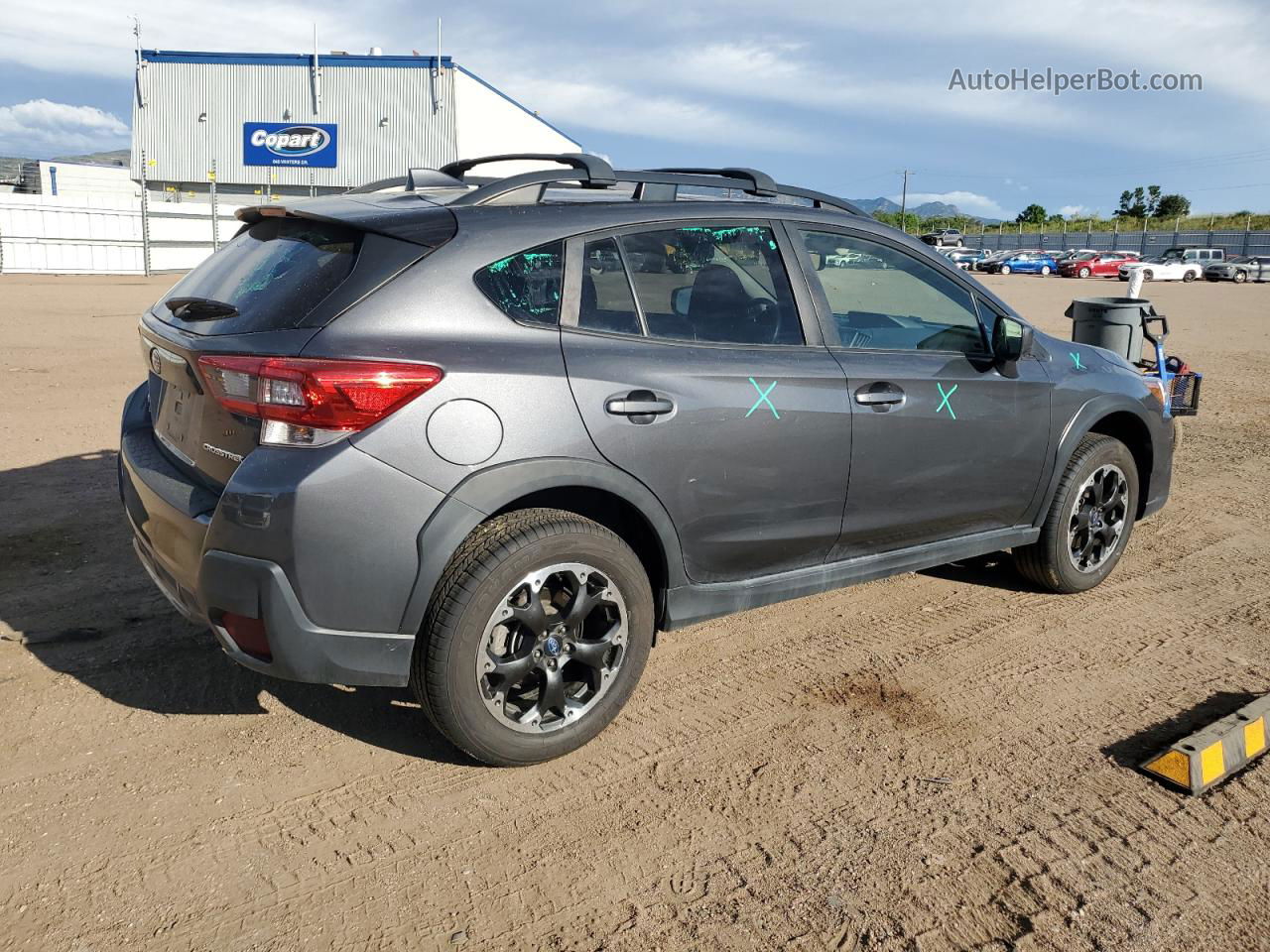 2021 Subaru Crosstrek Premium Gray vin: JF2GTAPC0M8309990