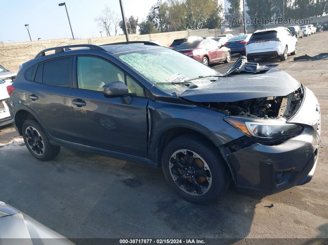 2021 Subaru Crosstrek Premium Gray vin: JF2GTAPC1M8248049