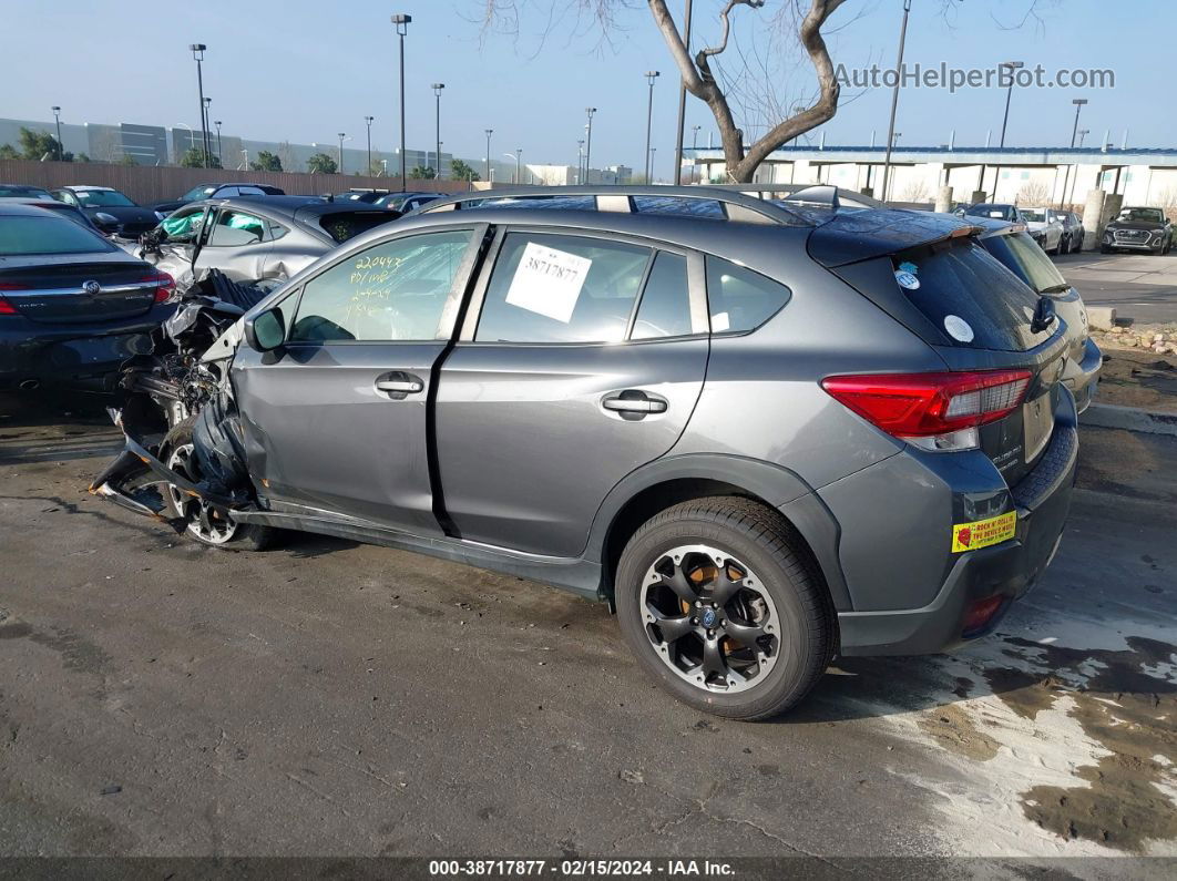 2021 Subaru Crosstrek Premium Gray vin: JF2GTAPC1M8248049