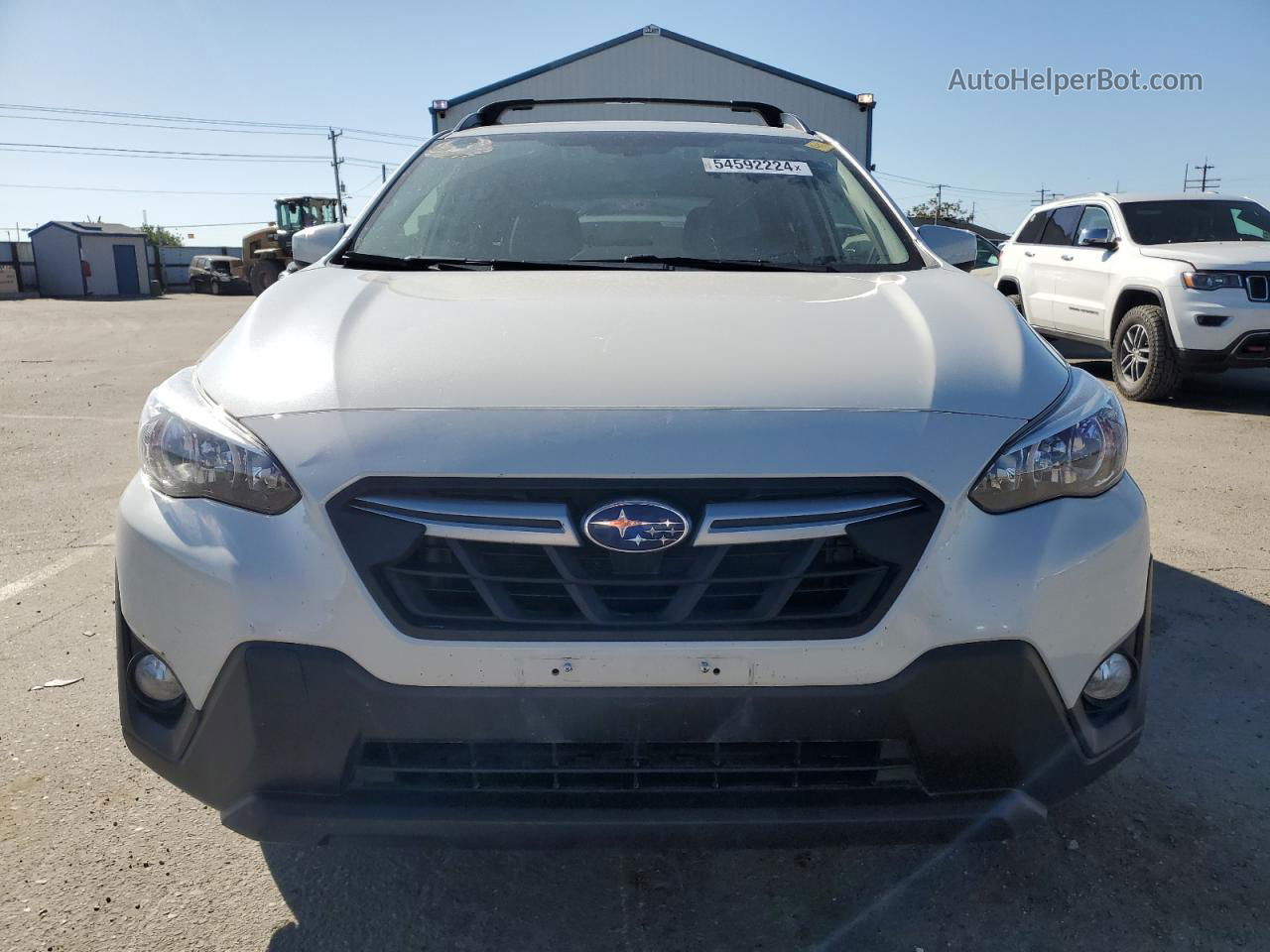 2021 Subaru Crosstrek Premium White vin: JF2GTAPC3M8298967