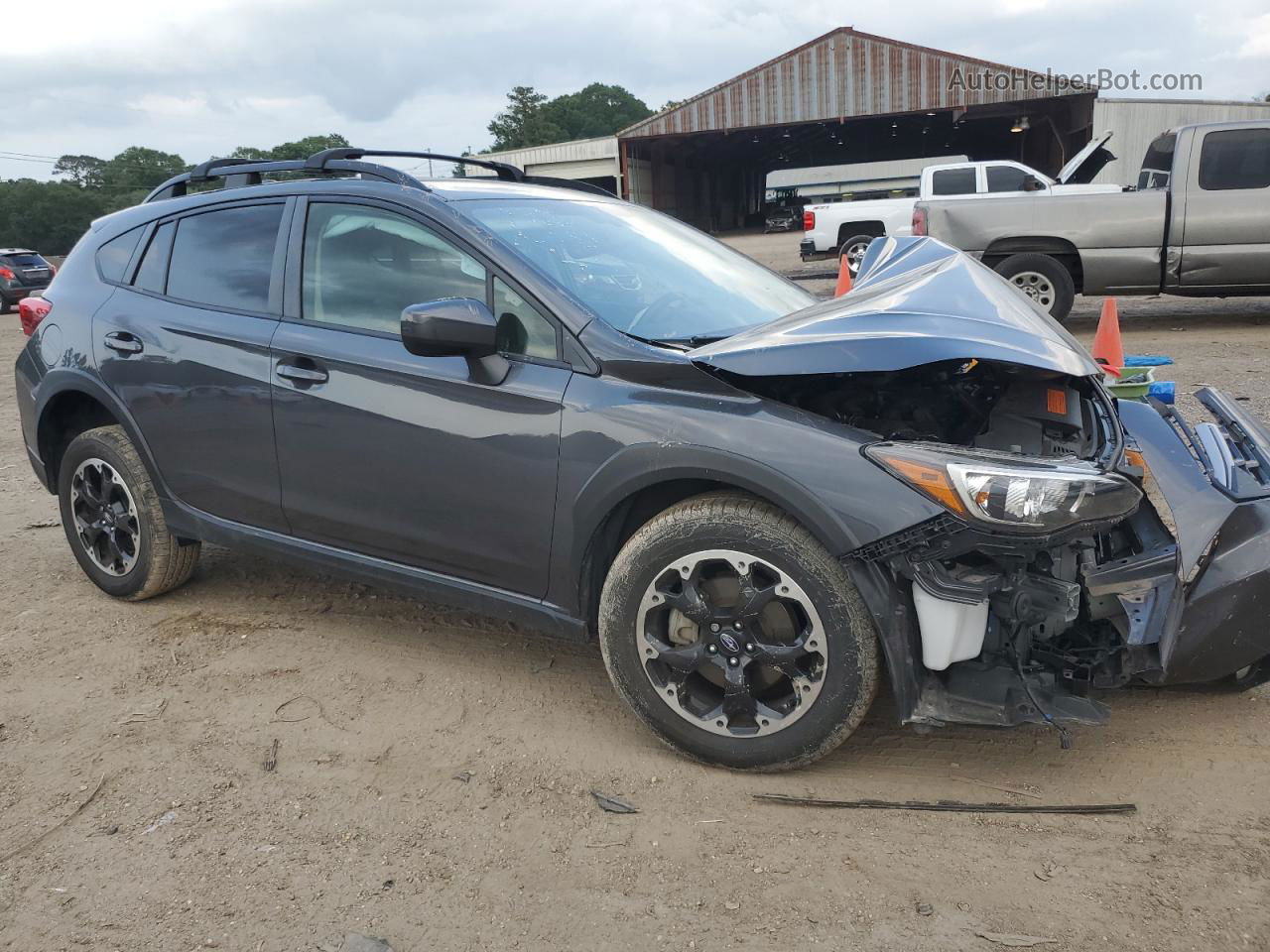 2021 Subaru Crosstrek Premium Gray vin: JF2GTAPC3MH393979