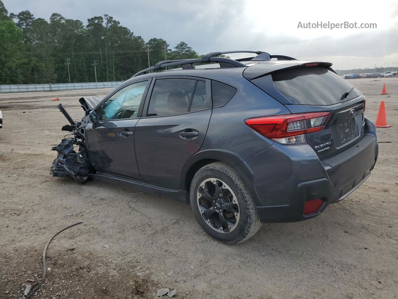 2021 Subaru Crosstrek Premium Gray vin: JF2GTAPC3MH393979