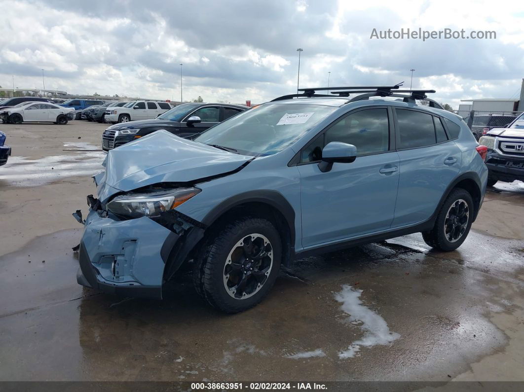 2021 Subaru Crosstrek Premium Blue vin: JF2GTAPC4MH396387