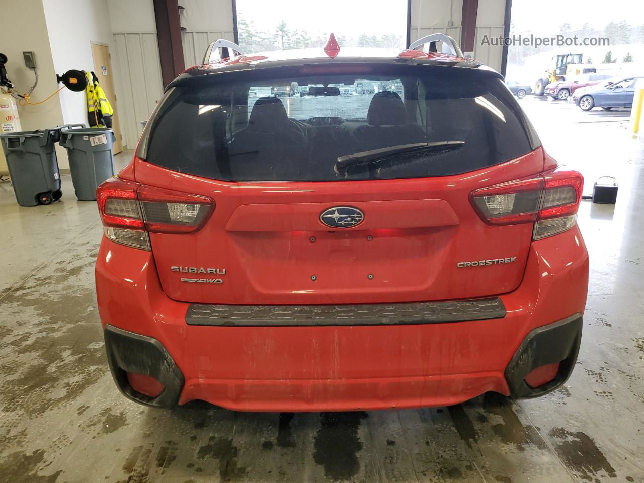 2021 Subaru Crosstrek Premium Red vin: JF2GTAPC5M8224448