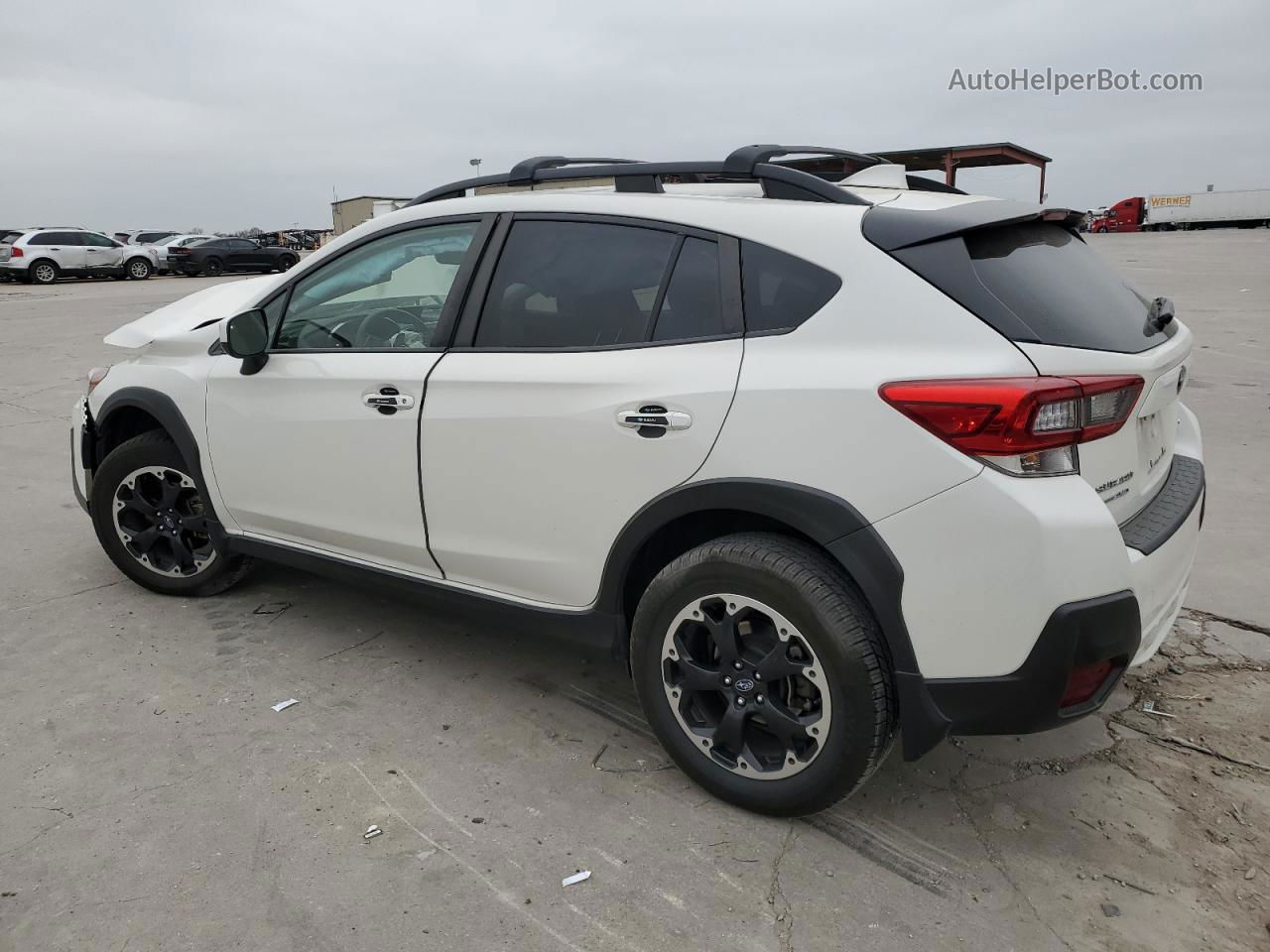 2021 Subaru Crosstrek Premium White vin: JF2GTAPC6M8388470