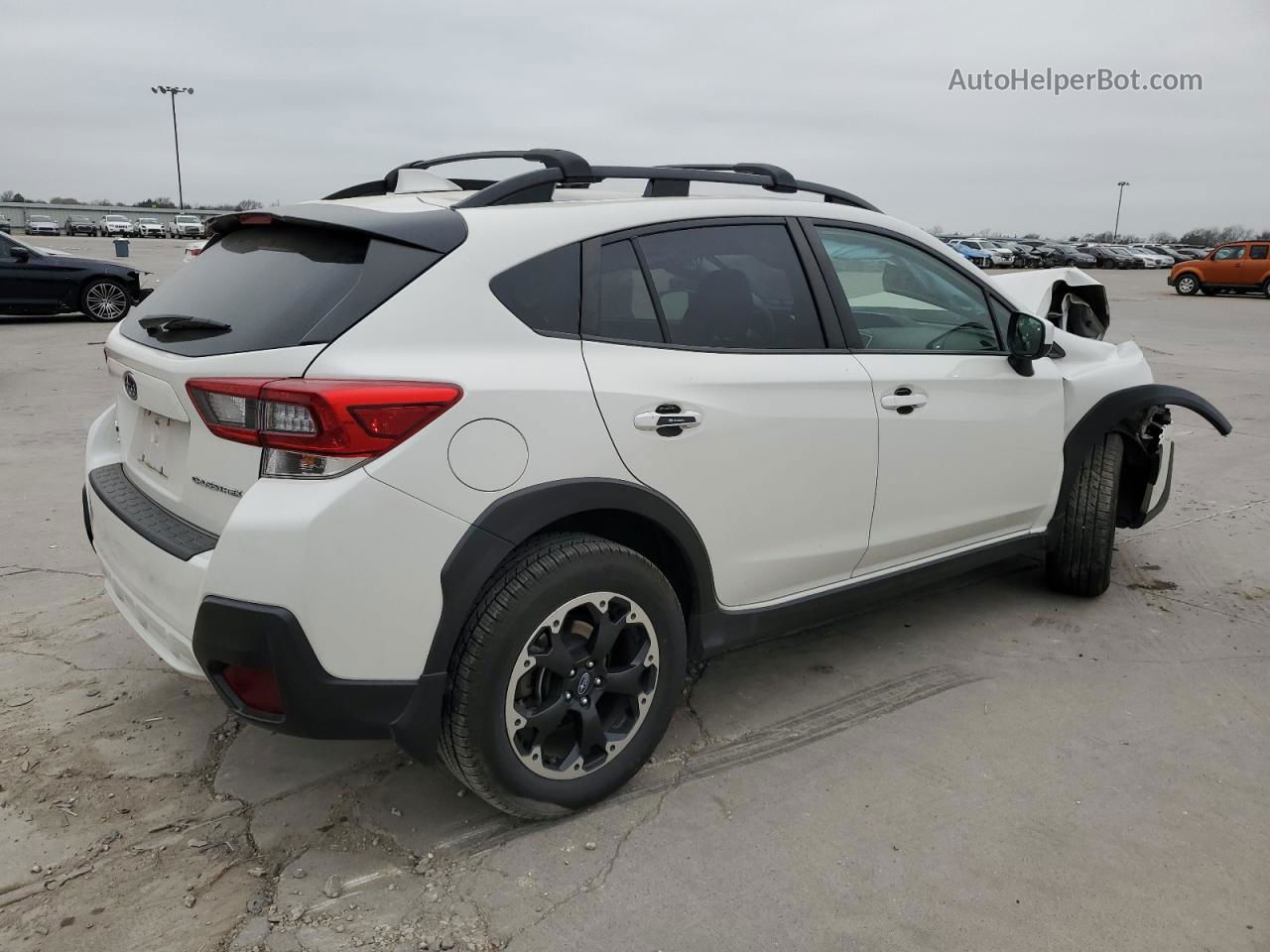 2021 Subaru Crosstrek Premium White vin: JF2GTAPC6M8388470