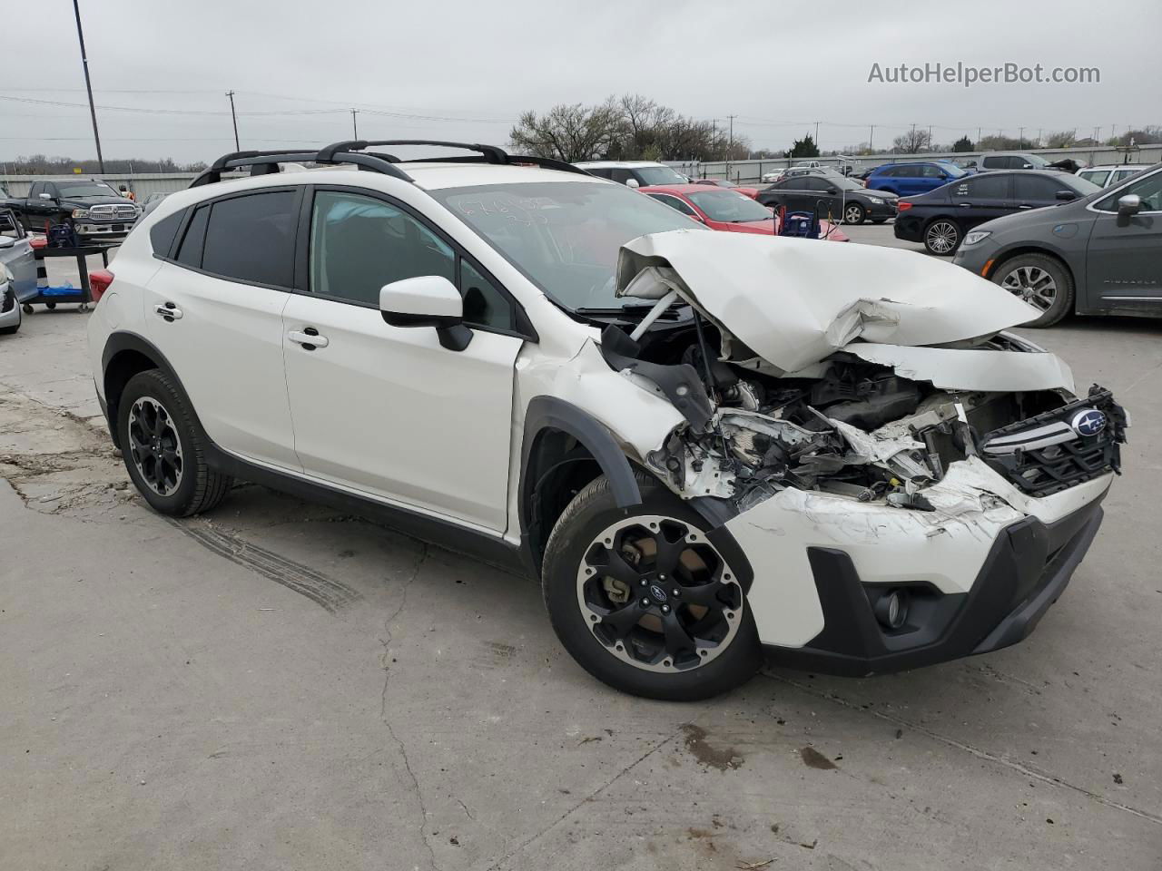 2021 Subaru Crosstrek Premium Белый vin: JF2GTAPC6M8388470