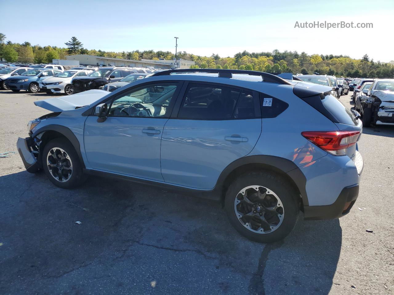 2021 Subaru Crosstrek Premium Blue vin: JF2GTAPC8M8273661