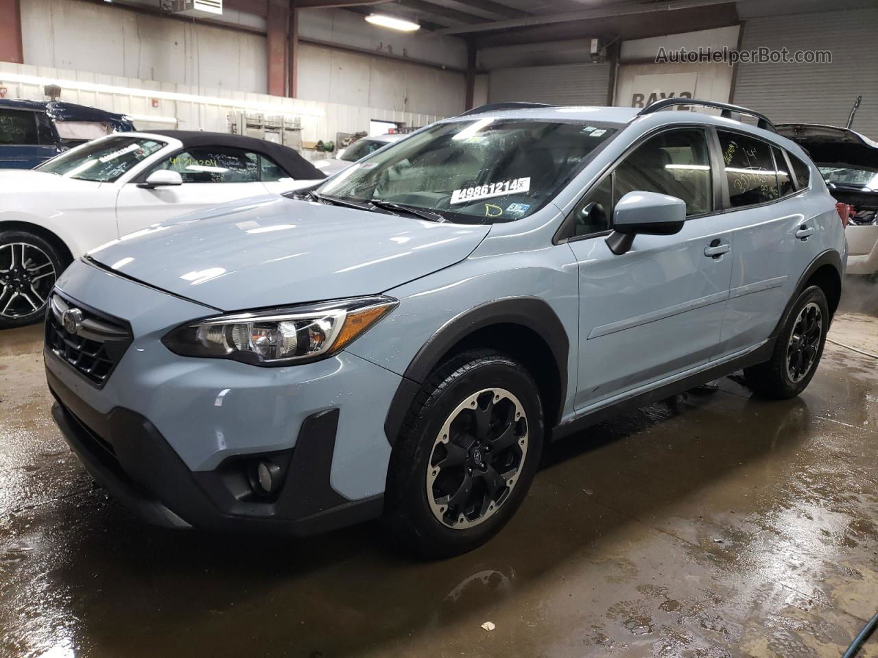 2021 Subaru Crosstrek Premium Blue vin: JF2GTAPC8M8307064